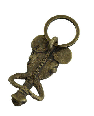 Elephant Door Keys African Figure Bronze Art Tribale Customary Law 4694 CB6