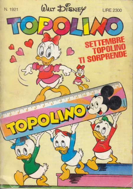 Topolino, italienische Micky Maus, Nr. 1921, September 1992