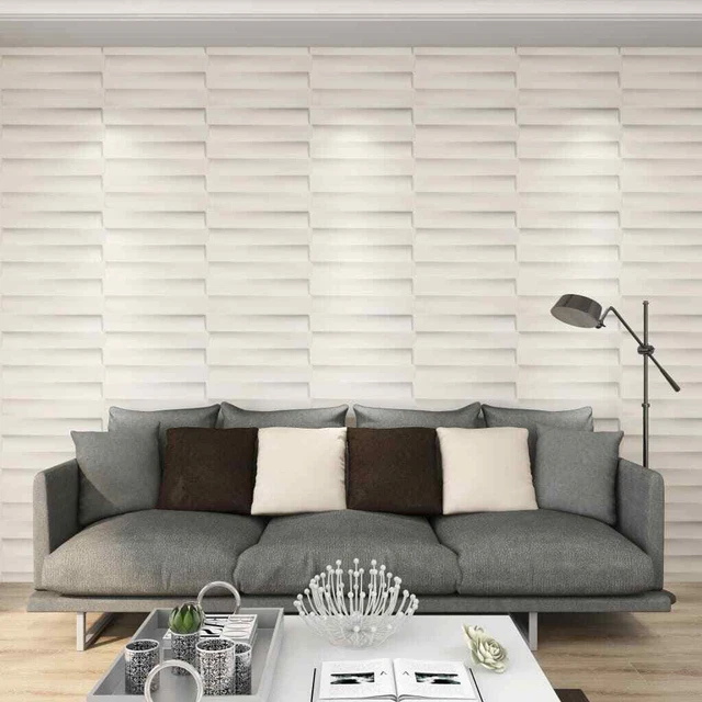 vidaXL Panneaux muraux 3D 24 pcs 0,5x0,5 m 6 m2
