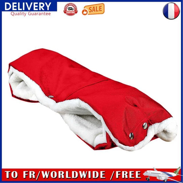 Stroller Warmer Gloves Pushchair Hand Muff Waterproof Pram Accessory Red-96898.0
