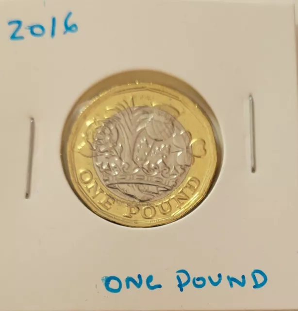 Great Britain Elizabeth II One Pound Coin 2016