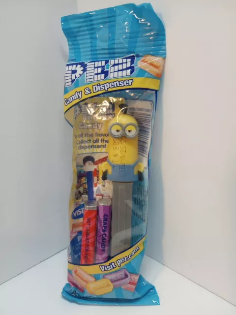 Despicable Me Minion Kevin w/Feet Pez Candy Dispenser w/Candy New in Sealed Bag