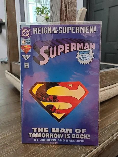 DC Comic SUPERMAN REIGN OF THE SUPERMEN 1993 #14 THE MAN OF TOMORROW #78 JUNE 93