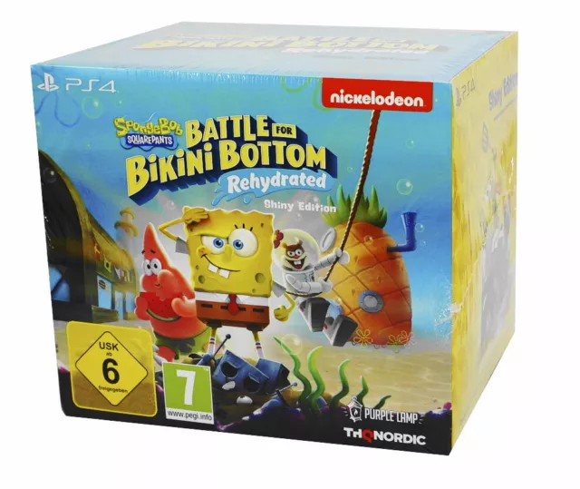 Spongebob SquarePants: Battle for Bikini Bottom - Shiny Edition - PS4 - DE