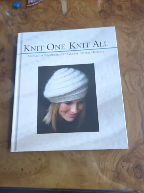 Knit One Knit All by Elizabeth Zimmermann HC Knitting Book Garter Stitch Designs