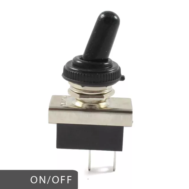 Waterproof Cover Heavy Duty On / Off Metal Toggle Switch 25 AMP Rated 12v 24v