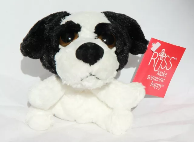 RUSS BERRIE - Luv Pets - ROXY - Chamois Bean Bag Mini Puppy Soft