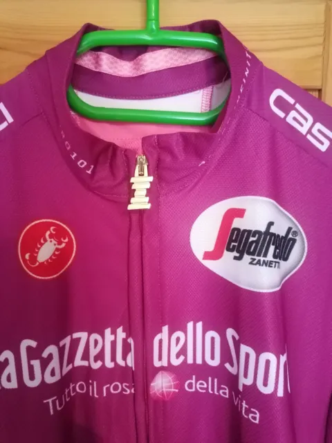 Castelli Radtrikot Giro D`Italia Maglia Rosa Sondertrikot RARITÄT Gr. XS S lila 2