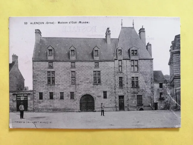 CPA Normandy 61 - ALENÇON Orn HOUSE of OZÉ Museum Dispensary School