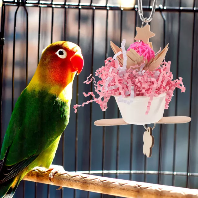 Papagei Spielzeug Hölzern Vogelspielzeug Für Papageien Kauspielzeug Haustiere