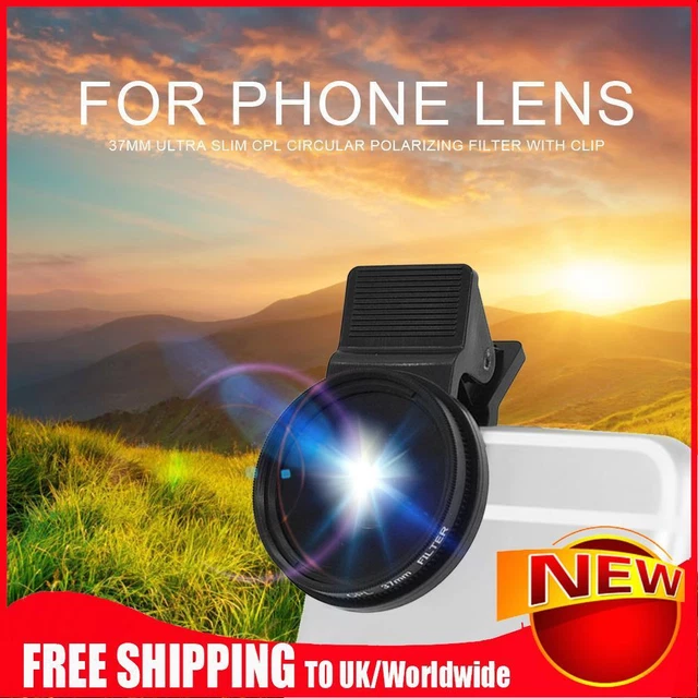 37mm CPL Filter with Clip for Phone Lens Ultra Slim Circular Accessories