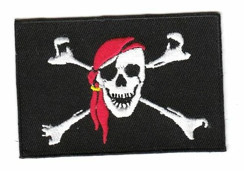 Flaggen Aufnäher Patch Pirat Kopftuch Fahne Flagge