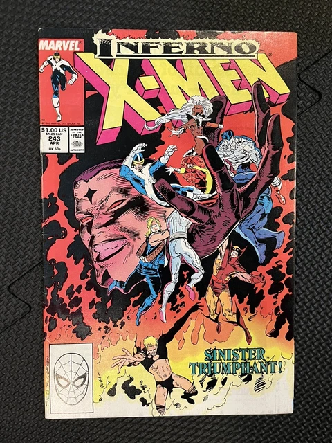 Marvel Comics Uncanny X-Men Vol. 1 #243 FN/VF 1989 Claremont