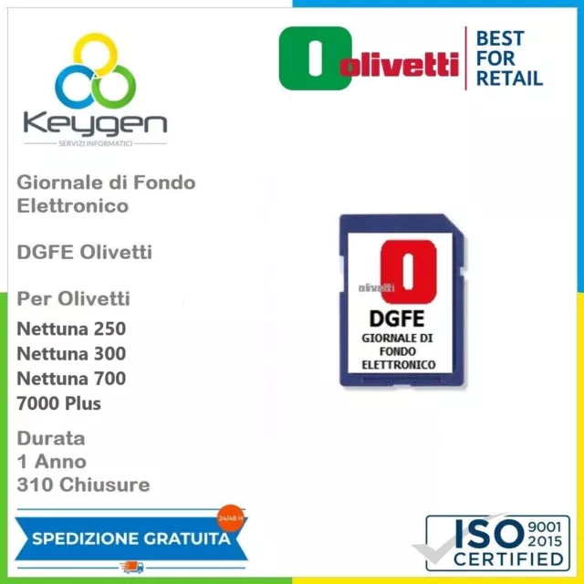 DGFE Giornale di Fondo Elettronico Olivetti Nettuna 250 / 300 / 700 / 7000 Plus