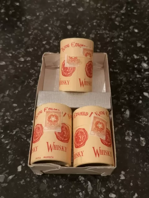 King Edward Whisky scatola fiammiferi