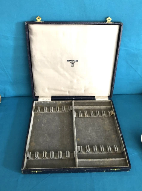 Coffret / écrin vide ERCUIS pour 24 couteau Métal argenté Couvert Table Entremet