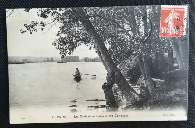 CPA (27) - VERNON - Les Bords de la Seine - A ma Campagne