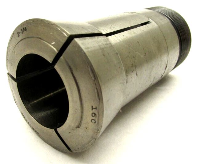 HARDINGE 1-1/4" 16C ROUND COLLET w/ INTERNAL THREADS