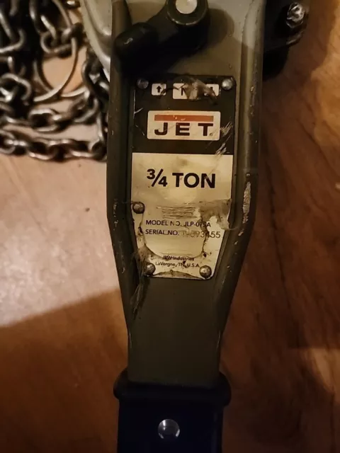 Jet Tools JLH Series 3/4 Ton Puller Hoist 3