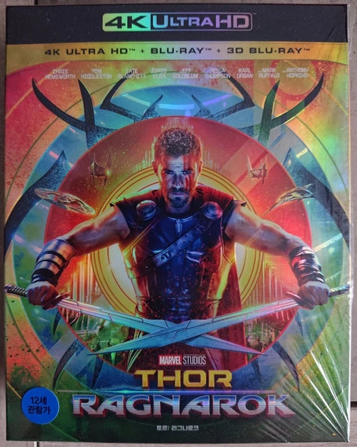 THOR RAGNAROK Zavvi 4K blu-ray steelbook + SMLIFE fullslip (avec VF) RARE !
