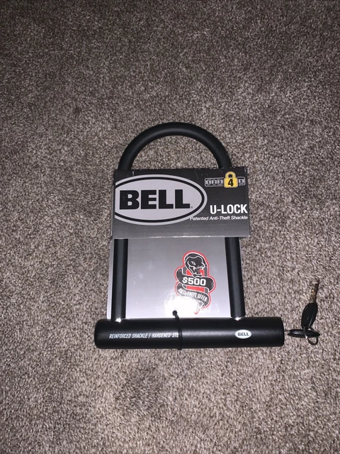 Antivol Vélo U-Lock Bell Catalyst 300 - Acier 12mm Avec 2 Clés - Neuf