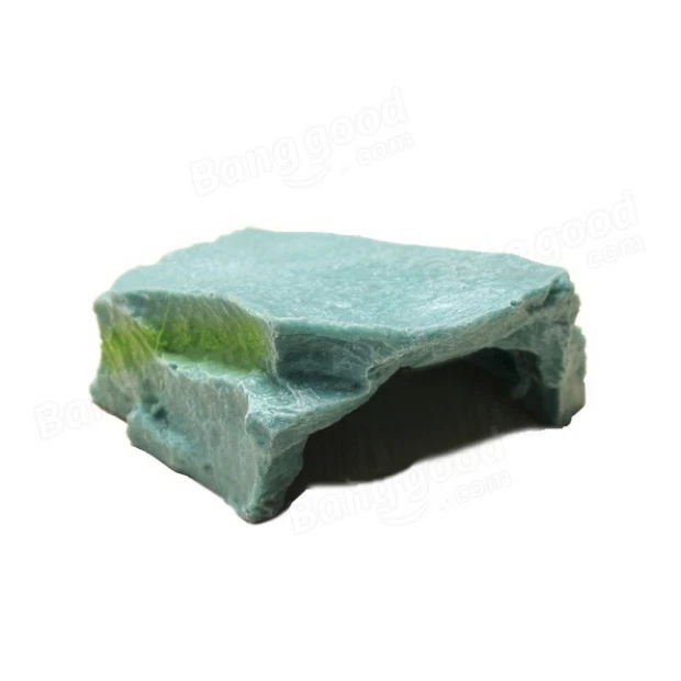 2pcs Aquarium landscaping Turtle tank simulation rock cave resin stone cave