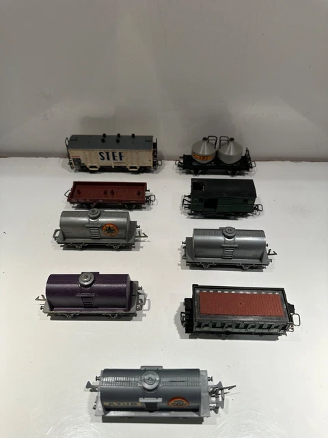 LOT 5 PIÈCES Jouef HO Wagons Forestier myfi / transport bagages Dqd2myl
