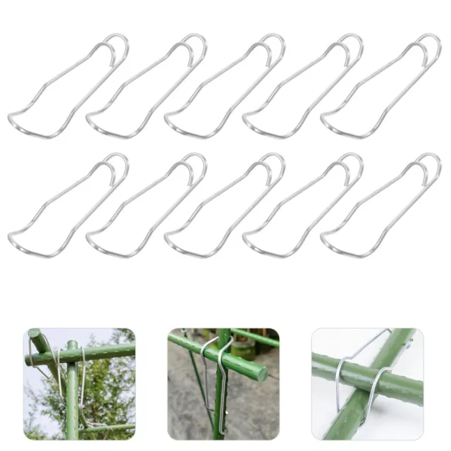 25 Pcs Pied De Vigne Grimpante Le Fer Outil Jardinage Connecteurs Fils