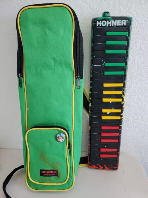 Hohner Airboard Rasta Print With Bag No Mouthpeice 32-Key READ
