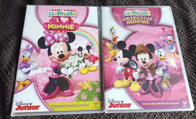 MICKEY MOUSE CLUBHOUSE - I Heart Minnie Dvd & Detective Minnie Dvd ...