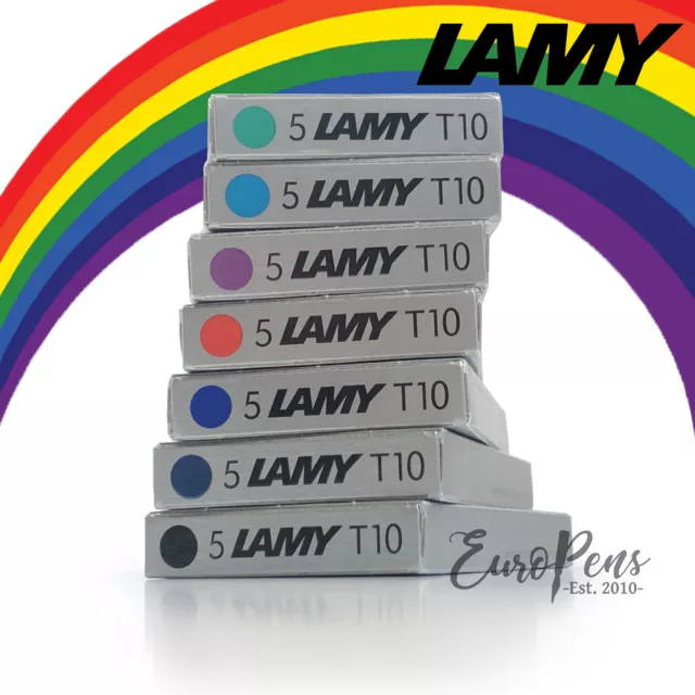 Lamy T10 Ink Cartridges Fountain Pens - Choose Your Colour - Uk Seller