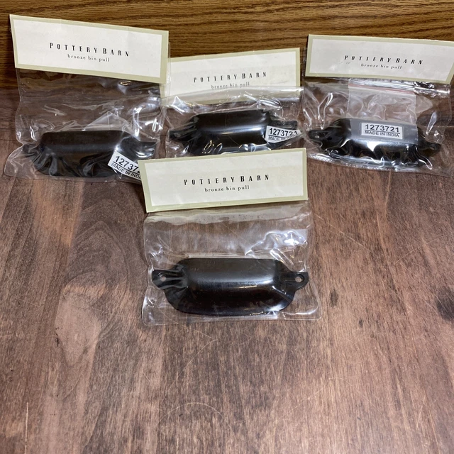 Pottery Barn Bronze Bin Pull, Lot Of 4, SKU#1273721 Pottery Barn Bronze Bin Pull, Lot Of 4, SKU#1273721