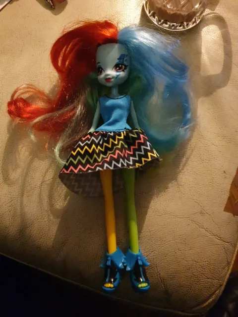 9" My Little Pony Equestria Girls Rainbow Dash Doll Brushable Hair