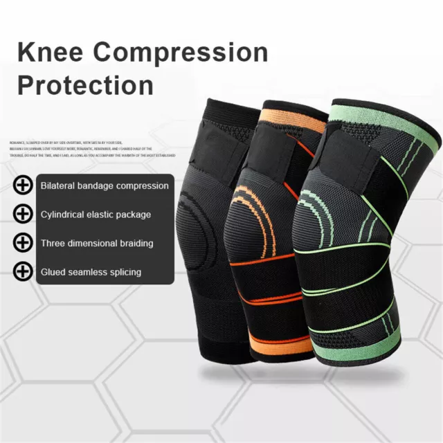 1x/2x Circa Knee Savers Sleeve Compression Tendon Brace Arthritis Pain Relief US 3