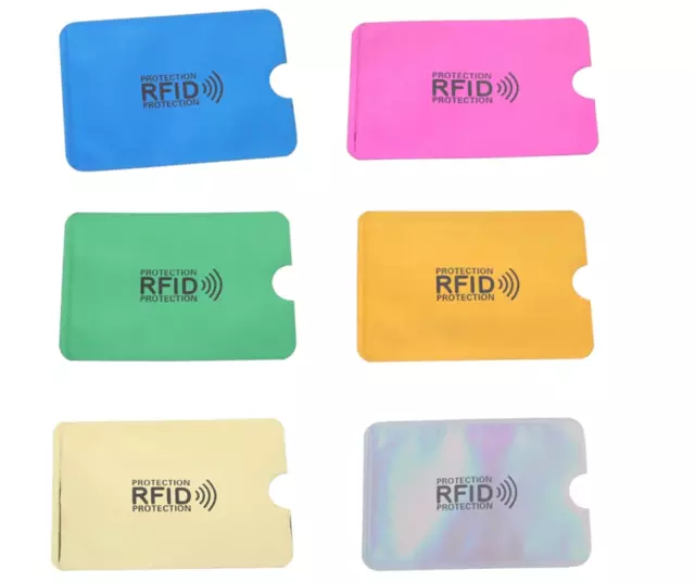 Custodia BANCOMAT porta carta di credito contactless RFID NFC multi color