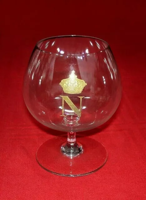 Baccarat Brandy Glass Verre A Cognac Cristal Napoleon Empire Couronne Royale Or