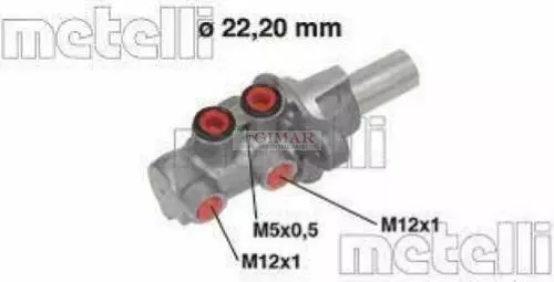 Pompa freni Ø22,2 M12x1 (2)+Esp Fiat Sedici (189) 1/06>12/14; Suzuki SX4