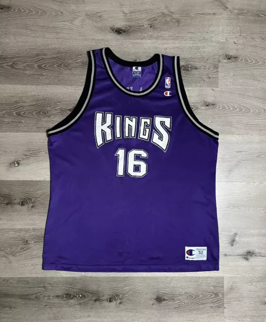 VINTAGE NBA AUTO Reebok Sacramento Kings Peja Stojakovic Jersey Size 48 NEW  *JSA