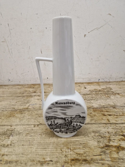 21.5 cm Royal Porzellan Bavaria KPM Germany Ravensburg Souvenir Jug Vase