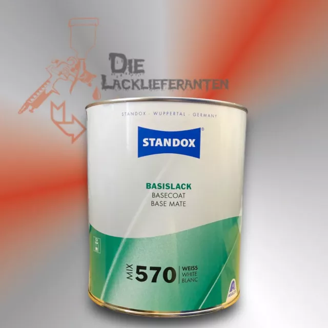 Standox vernice base mix 570 bianca 3,5 L