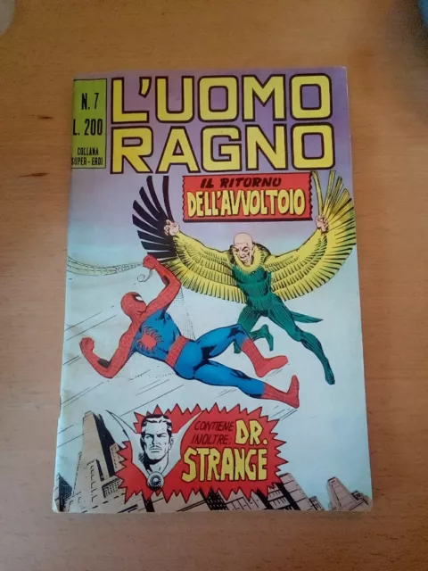 Uomo Ragno Corno 7 Ottimo  Italian Spiderman No Poster