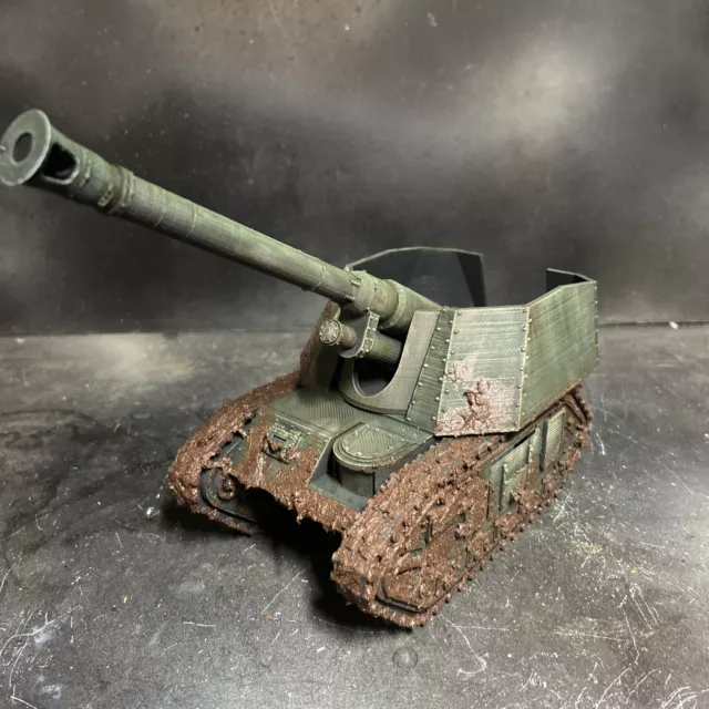 Warhammer 40k Imperial Guard Basilisk Artillery Tank proxy painted/weathered Warhammer 40k Imperial Guard Basilisk Artillery Tank proxy painted/weathered