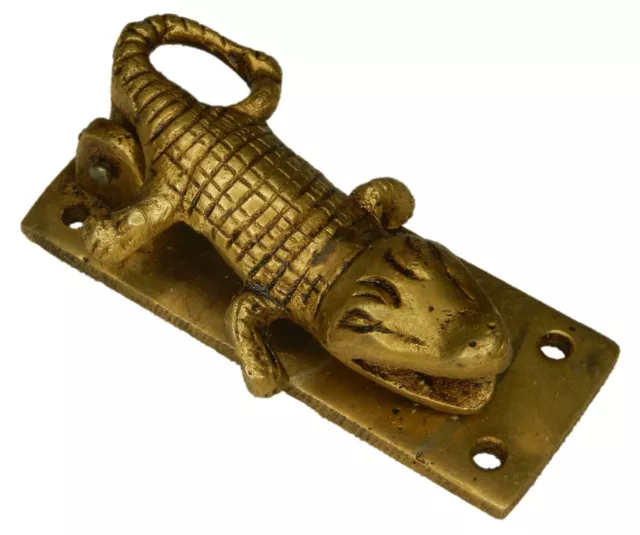 Crocodile Door bell Vintage Antique Style Handmade Brass Door Knocker Home Décor