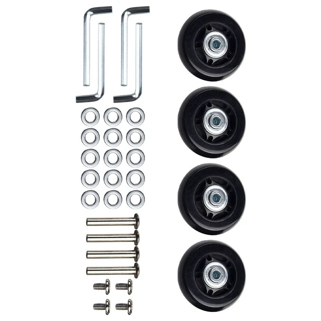 Ruote di ricambio per valigie e trolley, k di riparazione per ruote, accessori da viaggio portatili, ruote per scomparti delle valigie, assi delle ruote di ricambio per valigie, coperture per ruote di Ruote di ricambio per valigie e trolley, k di riparazione per ruote, accessori da viaggio portatili, ruote per scomparti delle valigie, assi delle ruote di ricambio per valigie, coperture per ruote di