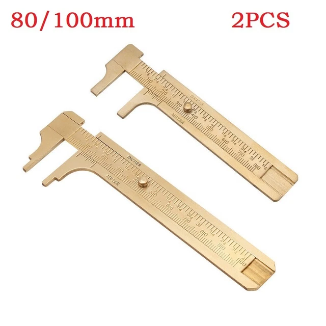 Pinza freno resistente bastone da pollice scorrevole 2 x ottone massiccio non ruggine