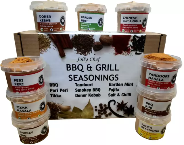 JollyChef 👨‍🍳 Marinade Meat Glaze Rub Marinade Spice Mix 60g All Flavours BBQ