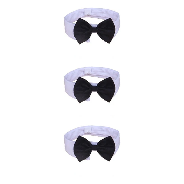 3 stücke Hund Fliege Welpen Haustier Bowtie Kragen Katze Krawatte Für Welpe