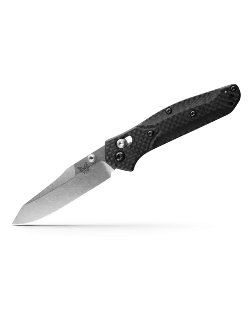 Benchmade Knife Mini Osborne 945-2 Black Carbon Fiber CPM-S90V Pocket Knives