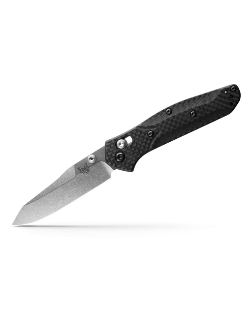 Benchmade Knife Mini Osborne 945-2 Black Carbon Fiber CPM-S90V Pocket Knives