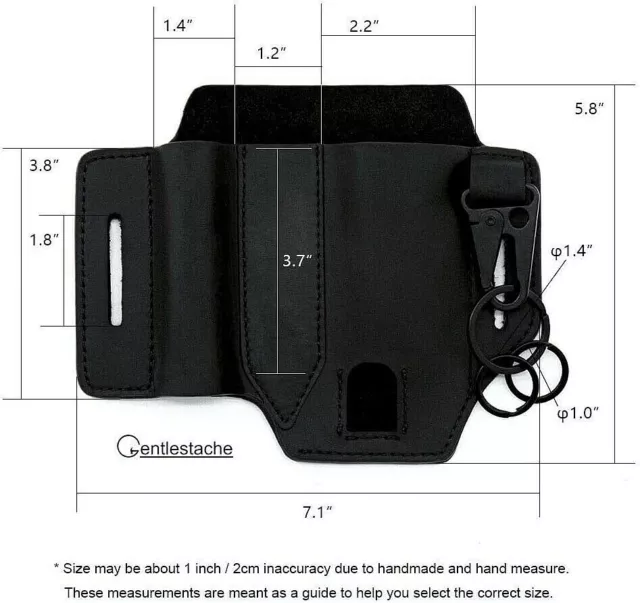 Leatherman Sheath Multitool PU Leather Pen Holder Sheath EDC Pocket Organizers 3
